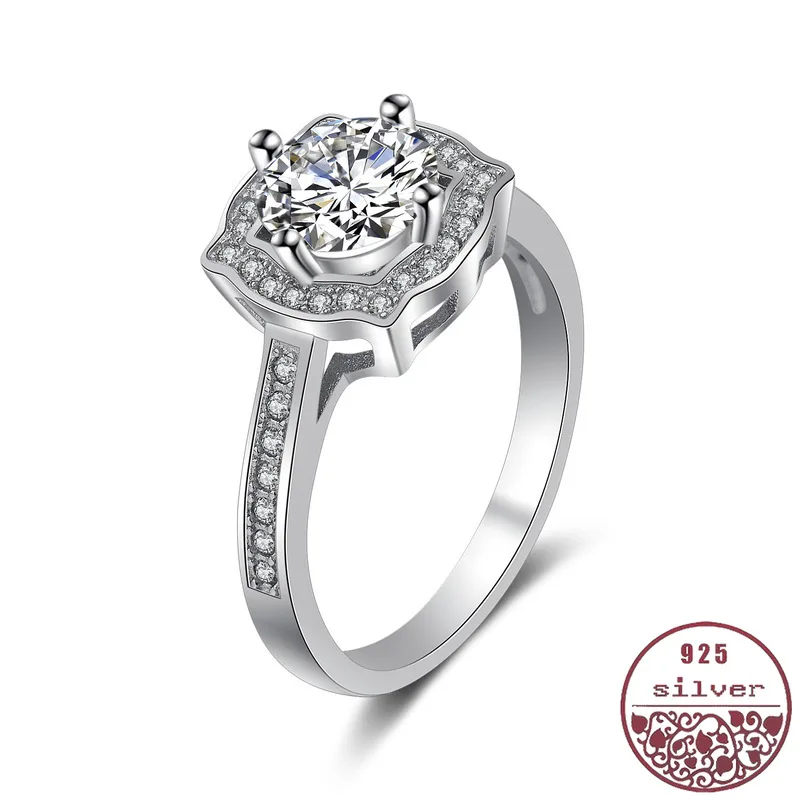 K платина свадебное кольцо с бриллиантом Обнаженная Алмазная Колыбель набор