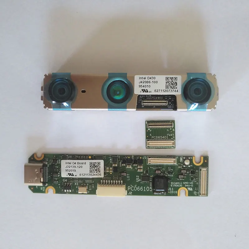 1 комплект модуля Intel Realsense D415 D430 модуль камеры + 50-контактный D400 карта D4 USB кабель |
