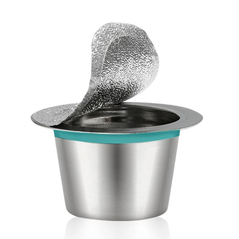 Серебряный фильтр из нержавеющей стали для кофе бытовой многоразового