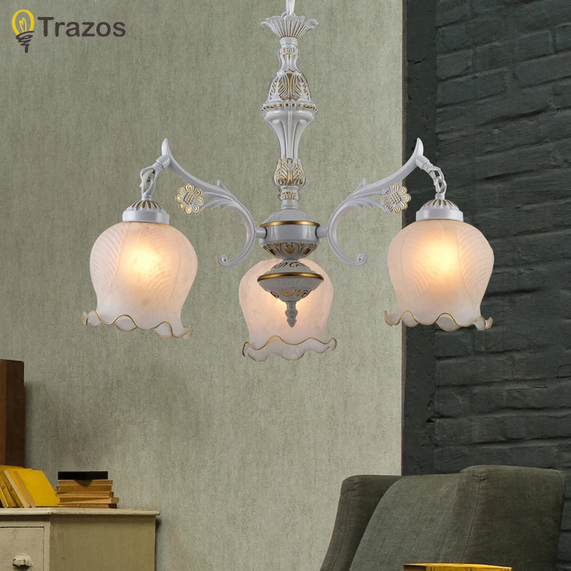 

New Hot genuine zinc vintage foyer lamp LED Chandelier lights Top novelty Indoor Lights wedding decoration Chandelier lamp