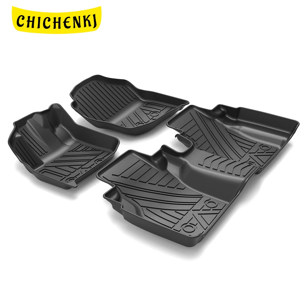 

For Honda City G5 2008-2014 Auto Car Floor Mats All-Weather TPE Foot Mats Odorless Pad Waterproof Tray Mat Interior Accessories