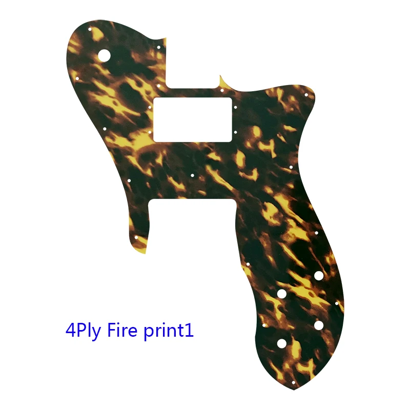 Pleroo Custom Guitar Pickgaurd-для ❲ RI Tele Pickguard царапинная пластина Пламенный узор | Спорт и