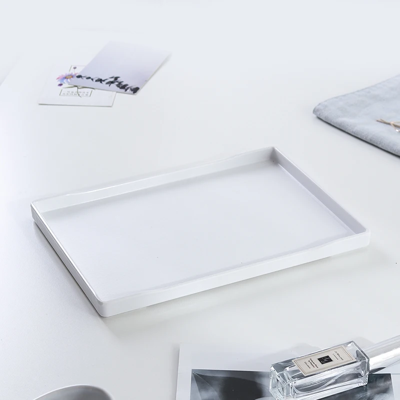 Melamine tray Керамический набор для умывания ванной набор из пяти белых принадлежностей для ванной набор для умывания - Цвет: Melamine tray