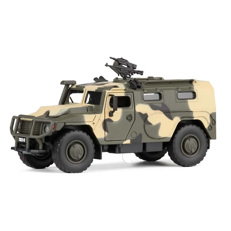 1:32 Новый русский Тигр бронированный автомобиль тяжелый военный Танк литье под