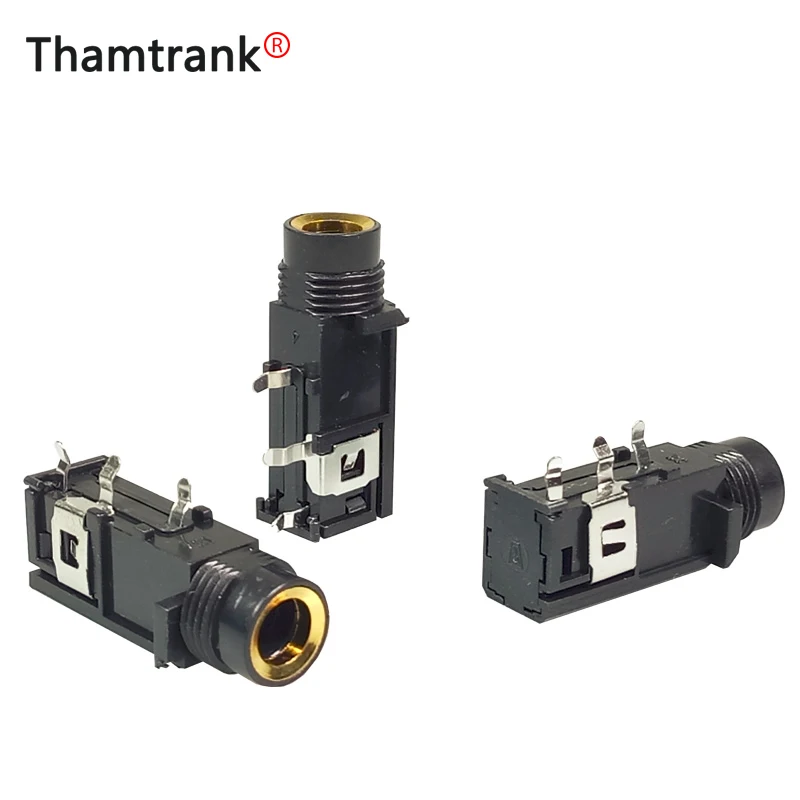 20 шт. Гнездо 6 35 мм моно гнездо разъем динамик аудио адаптер 3pin микрофон