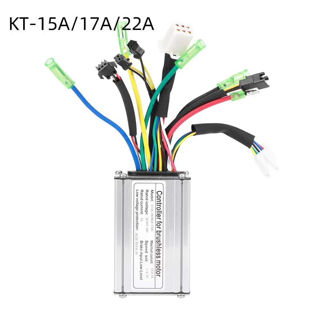 36V/48V электрический велосипед контроллер KT 9 трубки Squarewave 15A/17A/22A для е байка