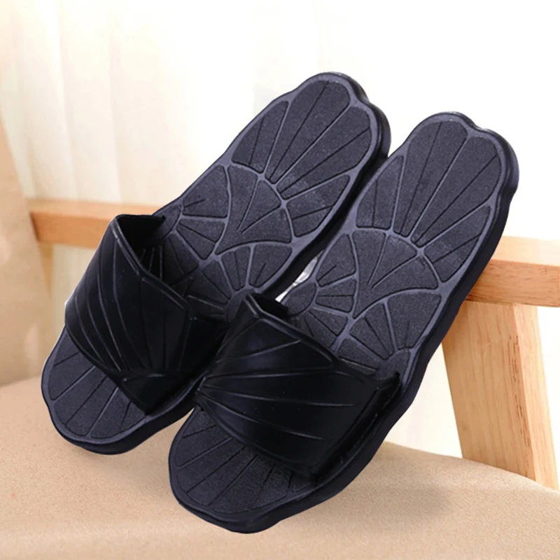 

Summer Shoes Men Slippers Thick Sole Man Home Bath Slippers Casual Men Indoor Shoes Flat Non-slip KA3406