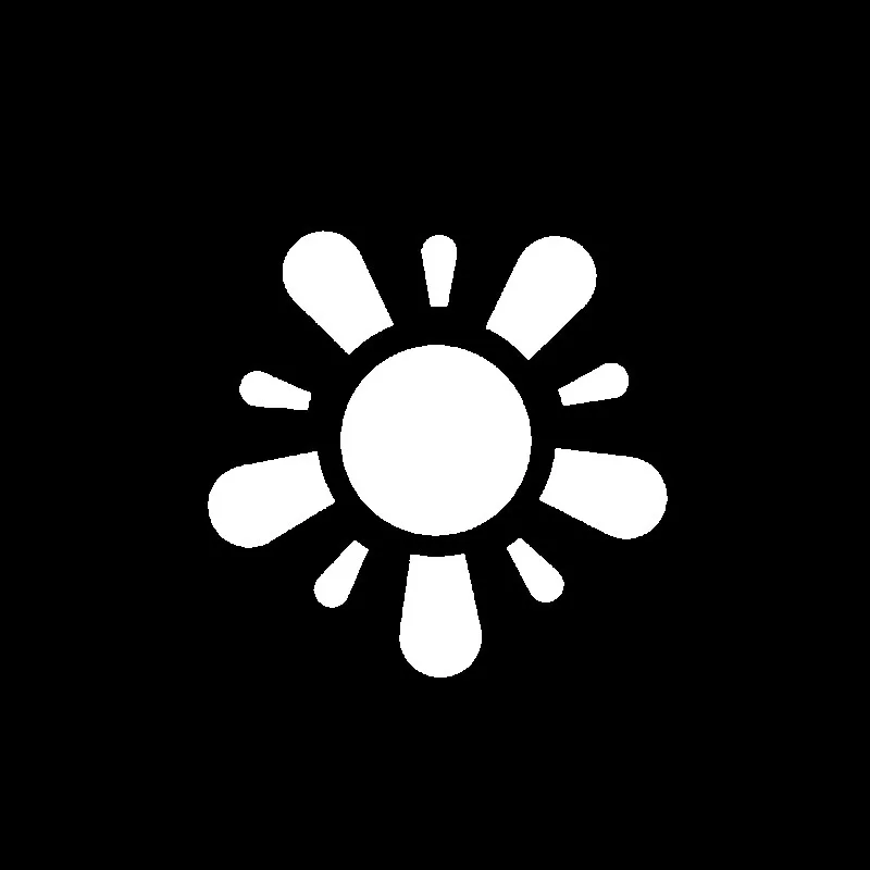 

Volkrays Interesting Nifty Car Sticker Beautiful Simple Sun Artistic Delicate Vinyl Decal Auto Motorcycles Accessories,14cm*13cm