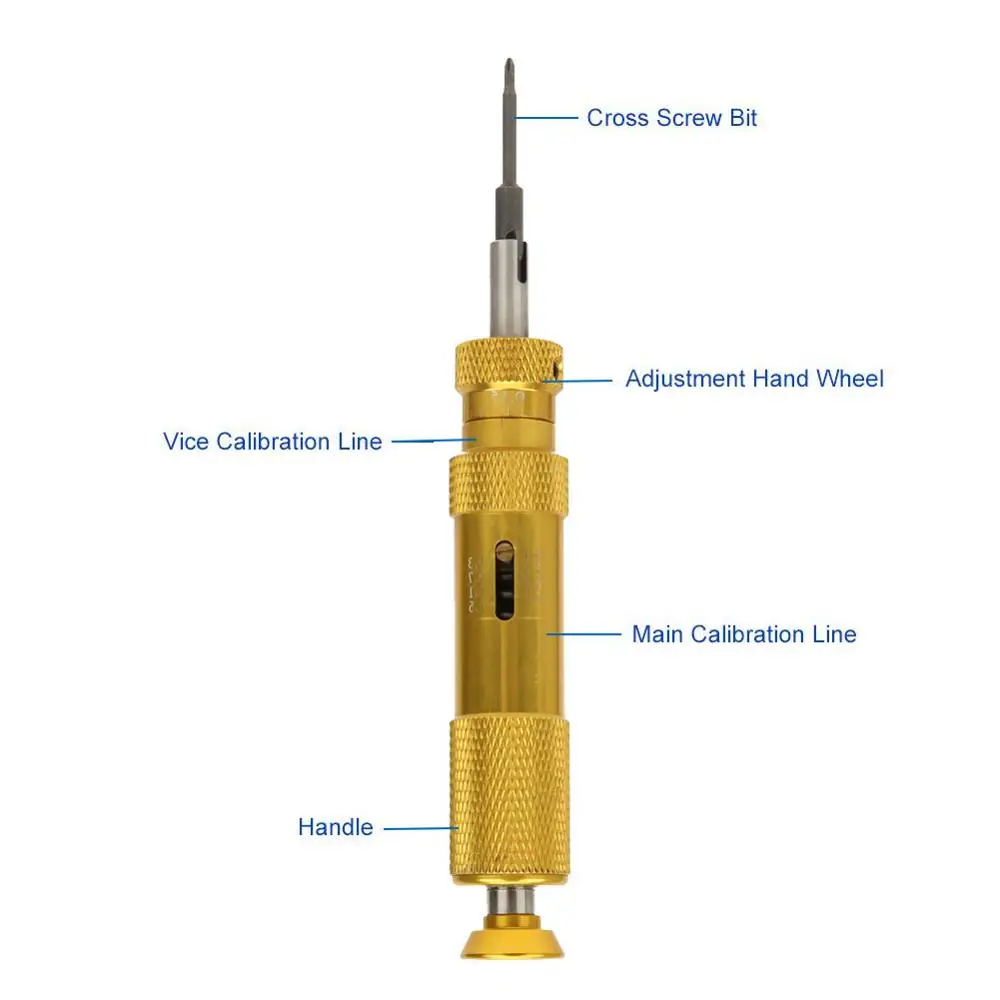Регулируемая Отвертка из нержавеющей стали с регулируемым крутящим моментом