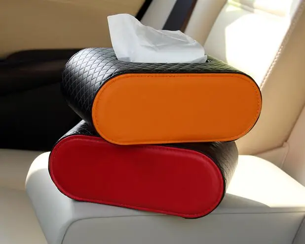 Car Home Armrest Leather Tissue box Pumping Creative Paper Towel Napkin Box Cover Case | Автомобили и мотоциклы