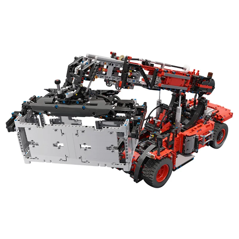 

City Engineering Vehicle Series Building Blocks MOC Reach Stacker Model Bricks Kids DIY Construction Car Toys for Children Gifts