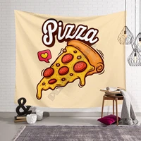 pizza pattern square blanket tapestry 3d printed tapestrying rectangular home decor wall hanging style 1