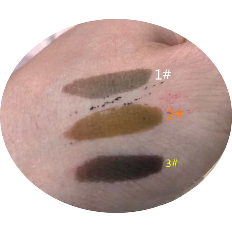 Краска для декоративной косметики крем бровей стойкий натуральный водостойкий