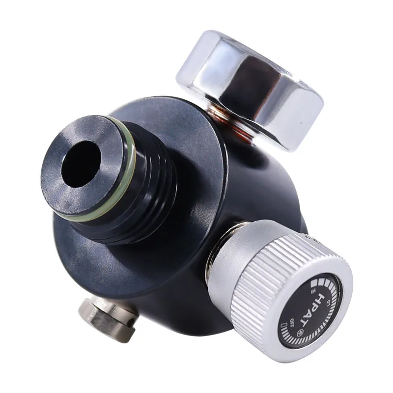 SPUNKY многоцветный 0-300psi Пейнтбол сжатия воздуха/Co2 Регулируемый регулятор с 1,8 K Burst Disk