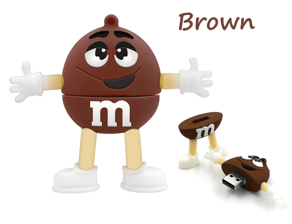 Милый флеш-накопитель u-диск 32gb 16gb 8gb rainbow beans M& M bean usb флеш-накопитель прекрасный подарок полная емкость 64gb флешка cle usb loptop