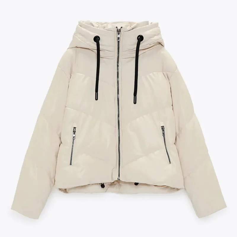 RR зимние толстые повседневные парки с капюшоном женские модные пальто из