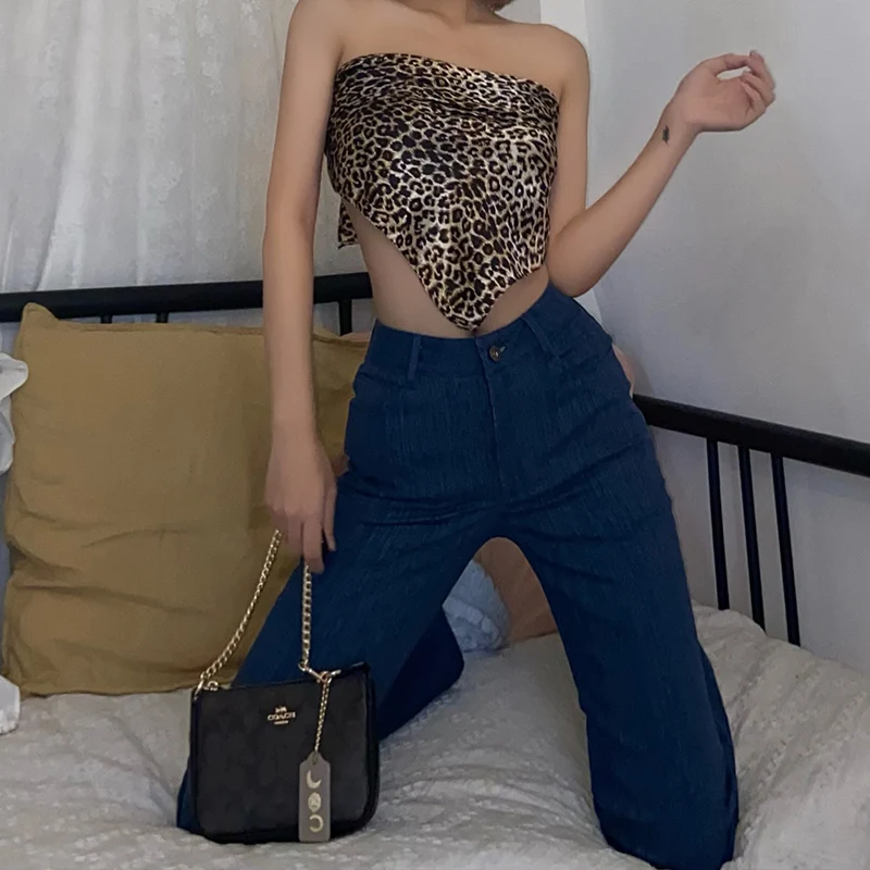 

SHENGPALAE Streetwear Minimalist Jeans Women's Spring 2021 New High Waist Solid Color Denim Flare Pants Female Tide WP08705L