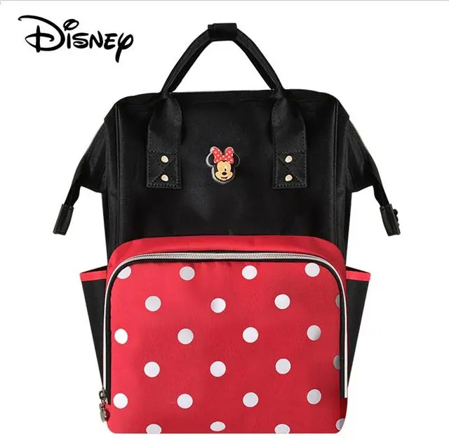 Красный Disney Fashion Mummy Maternity Сумка Многофункциональная пеленка сумка рюкзак подгузник Детская сумка с лямками для коляски для ухода за ребенком 46462 - Цвет: Красный