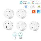 Умная розетка с Wi-Fi, 10 А, поддержка Alexa и Google Assistant