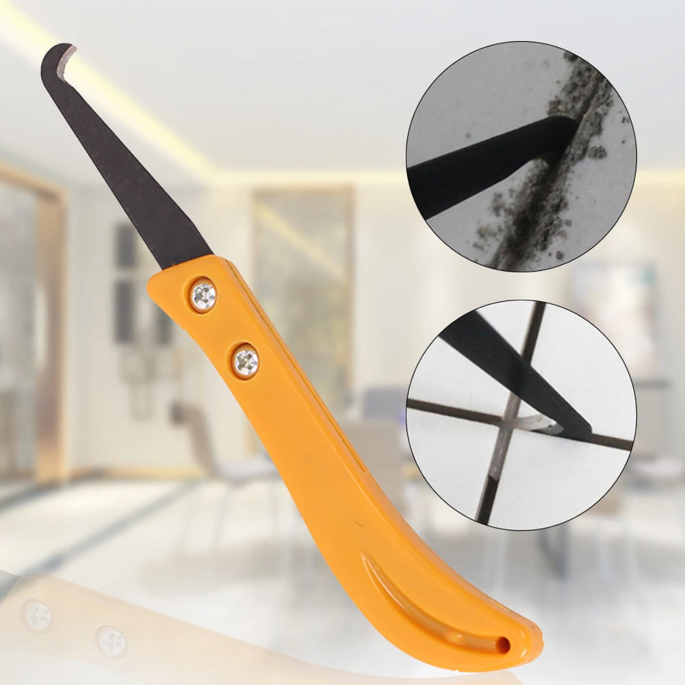 

2pcs Durable Tile Cleaning Joint Floor Smooth Scraper Edges Grout Removal Tool Sealant Remover Bedroom Caulking Practical Corner
