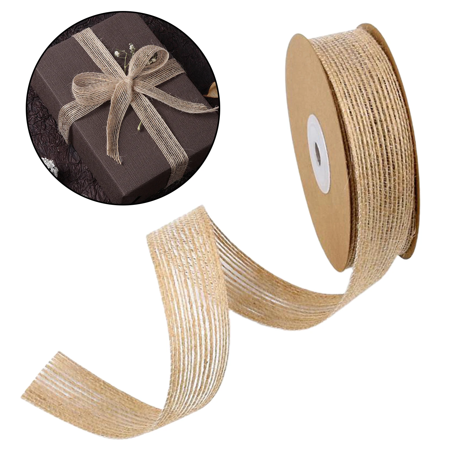 

A Roll of Rustic Rope Jute Burlap Wedding, Party, Festival