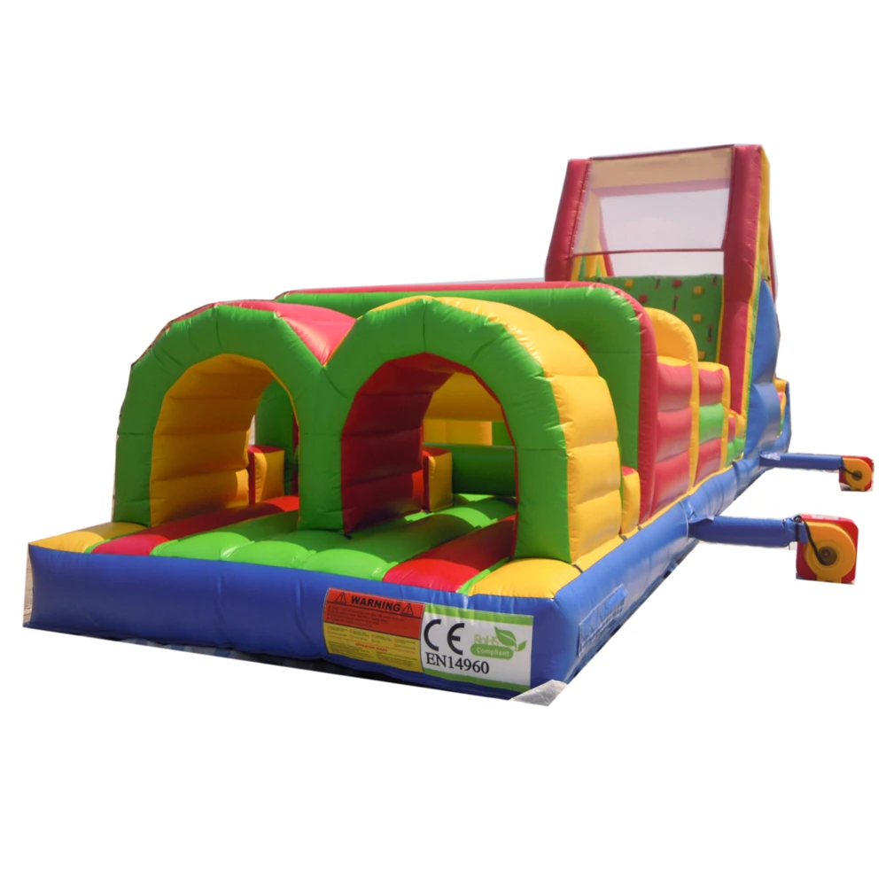 Дешевая надувная препятствия в джунглях для детей и взрослых гоночная игра