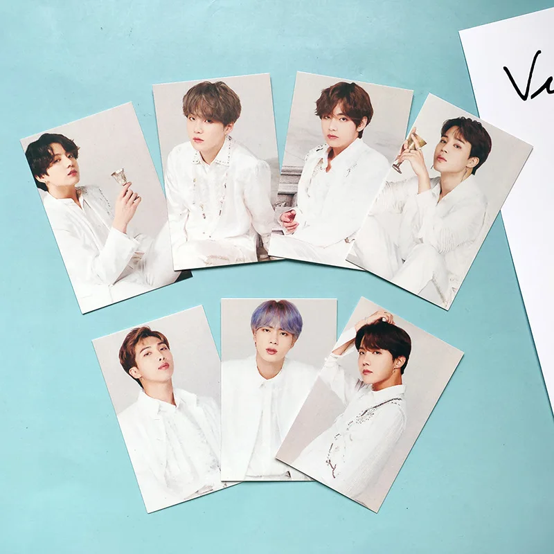 

7 шт./компл. Kpop Bangtan Boys Фотокарта новая карта души один открытка новый альбом фотопечать открытка ЛОМО маленькая открытка оптовая продажа