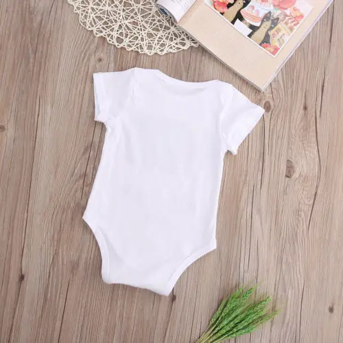 

Infant Baby Girl Boy Short Sleeve Cotton Bodysuits Jumpsuit Playsuit Outfits Summer Casual Summer Clothes