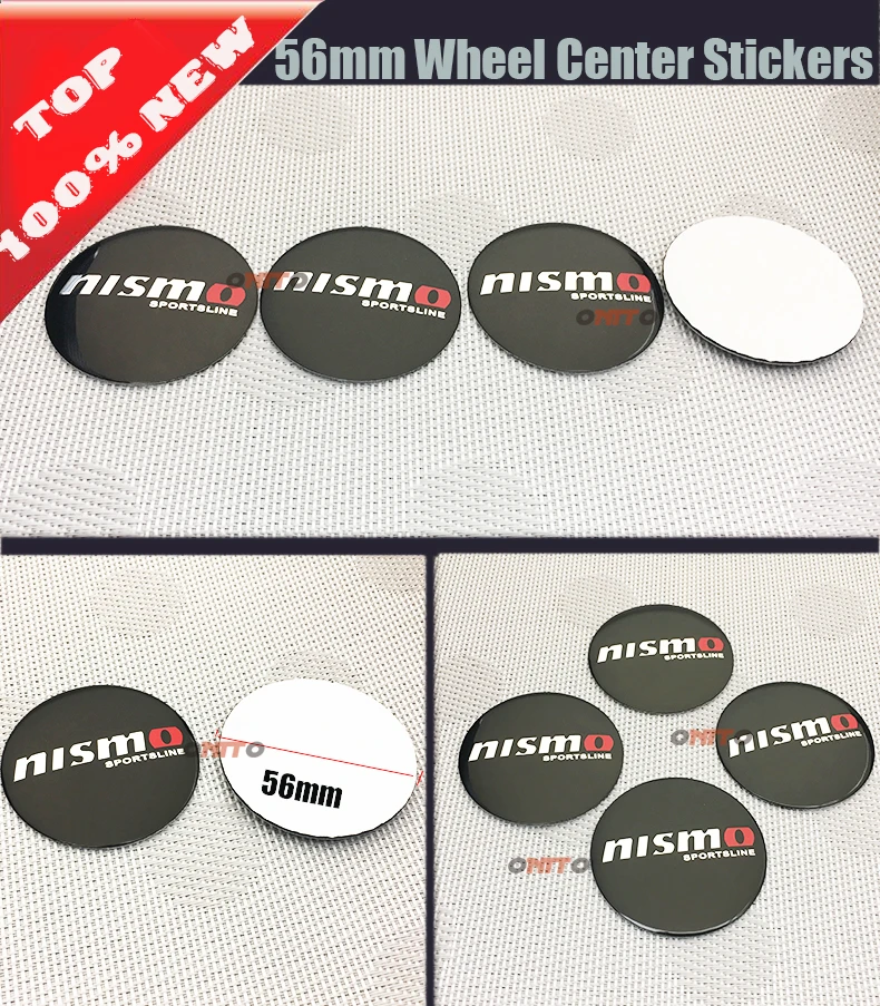 

4pcs/set car center cap logo car wheel center hub cap emblem Dust-proof badge Sticker for nismo logo car wheel hub cap sticker