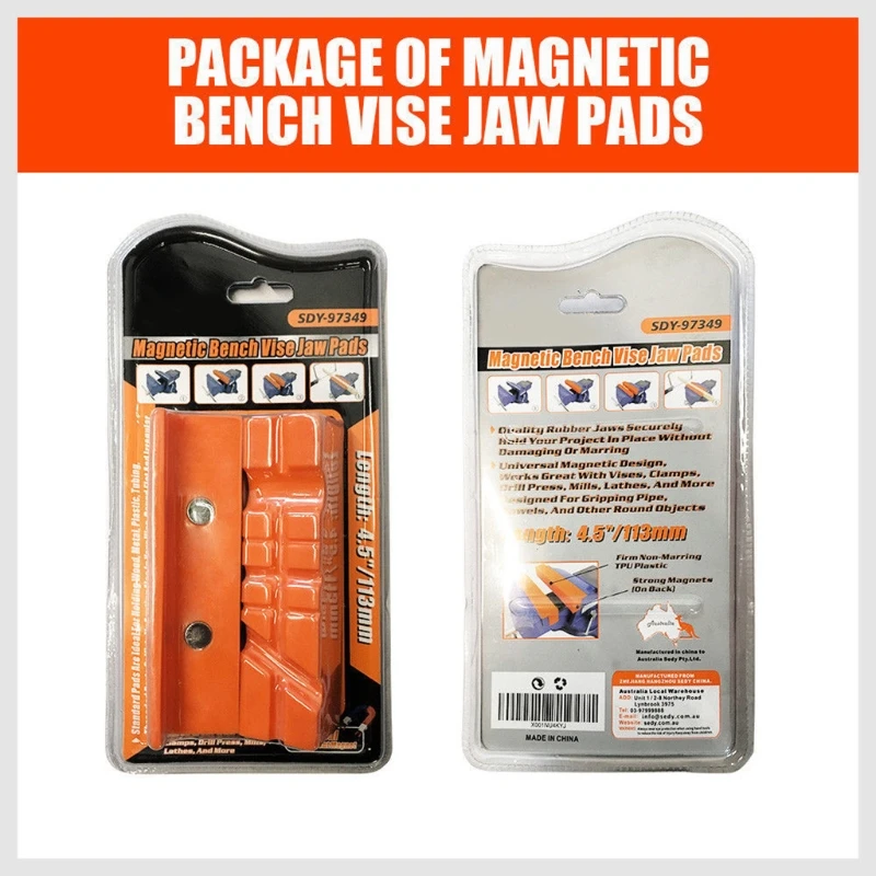 

2 шт./упаковка, многофункциональные тиски-призмы с магнитными мягкими губками