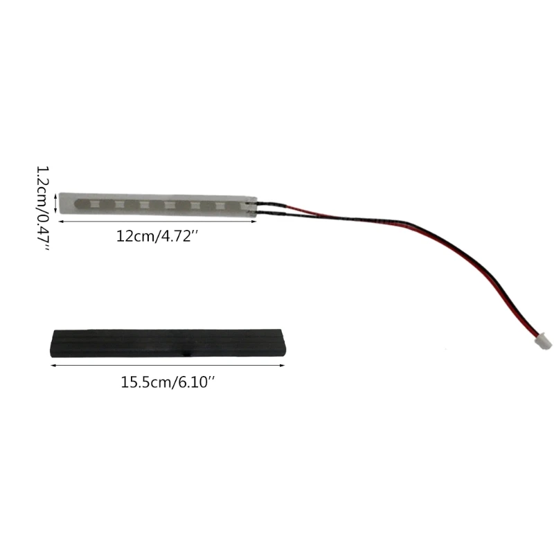 

New 8pcs Foot Sensing Strip Sensor Bar for Dancing Machine with Black Rubber Protector