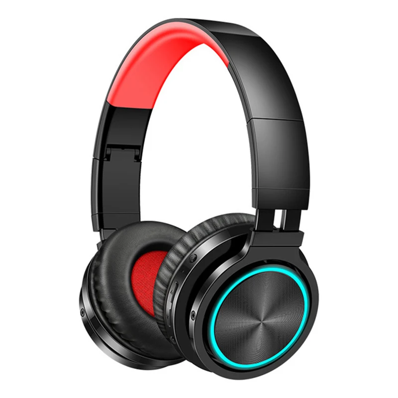 Беспроводные наушники Picun B12 Bluetooth 5 0 с 7 цветной светодиодной подсветкой время