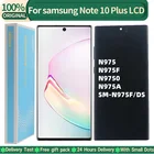 100% Оригинальный AMOLED ЖК-дисплей для SAMSUNG Galaxy Note 10 Plus N975F дисплей note10 + ЖК сенсорный экран дигитайзер Замена с точками