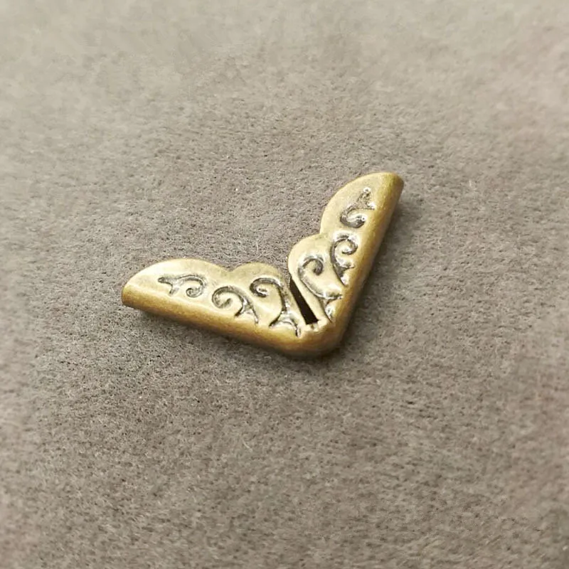 4/12 шт. античные латунные Защитные уголки для книг|Бамперы углов| |