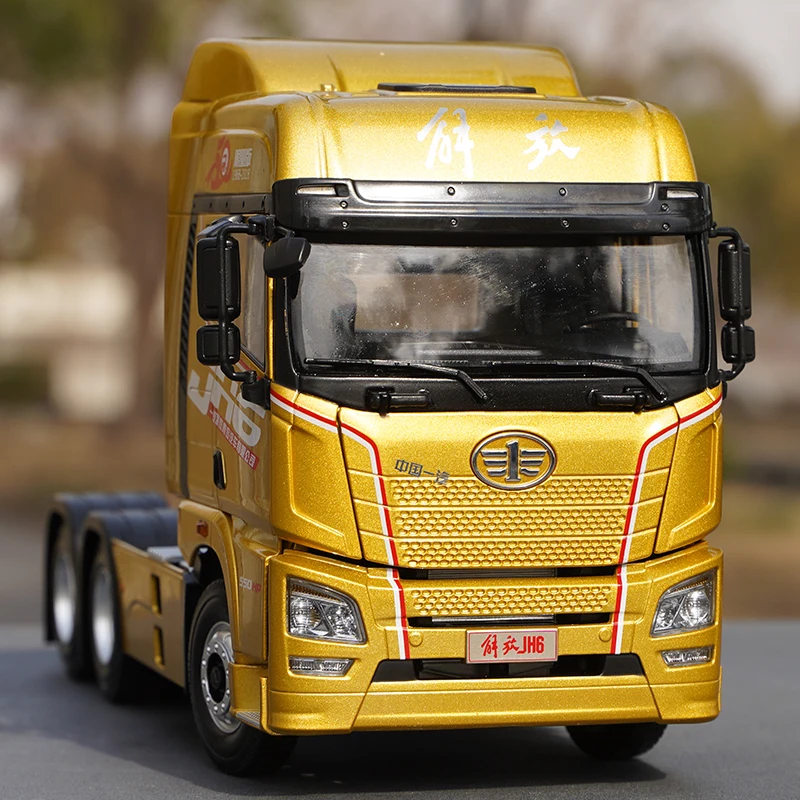 

Classic Alloy Model Gift 1:24 Original China FAW JH6 Truck Tractor Trailer Vehicles DieCast Classic Model Collection Decoration