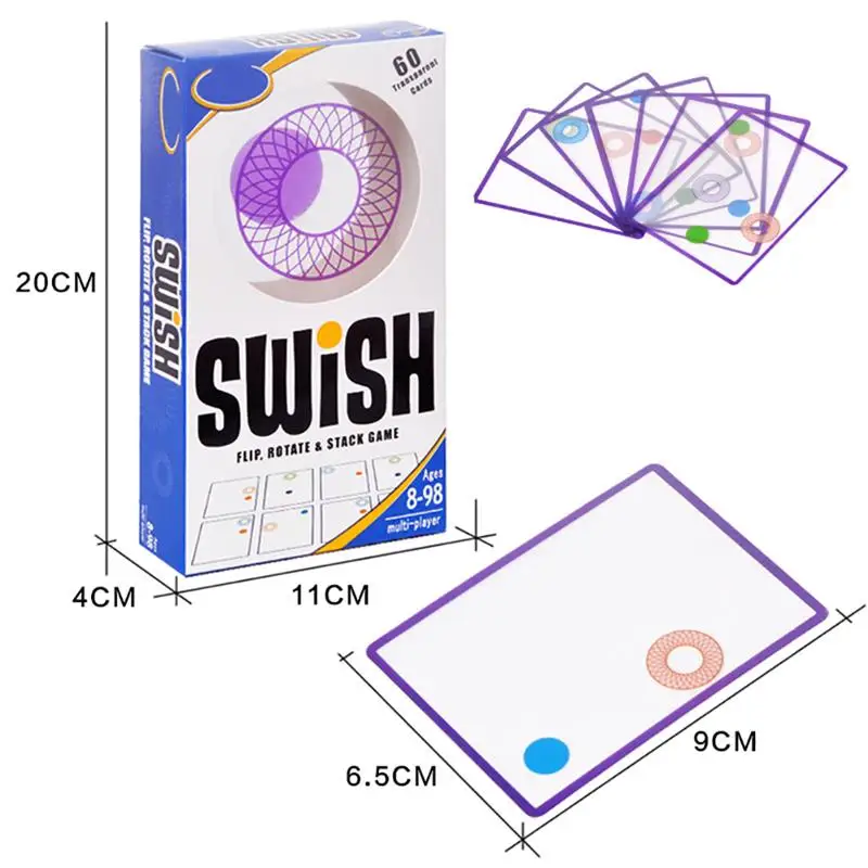 1 набор прозрачная карта игрушка пластиковая головоломка настольные игры