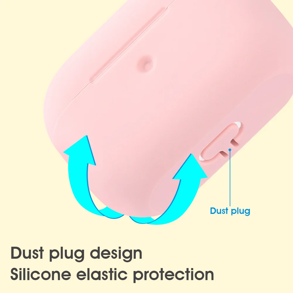 

Wireless Bluetooth Earphone Case Candy Color Box For AirPods Pro Air Pods 3 Cute Cover Original flat Case For Apple Airpods Pro