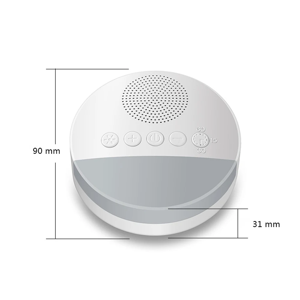 

Portable White Noise Machine Baby Assisted Sleep Device Sleep Sound Player Night Light Timer Noise Player Sleep Helper