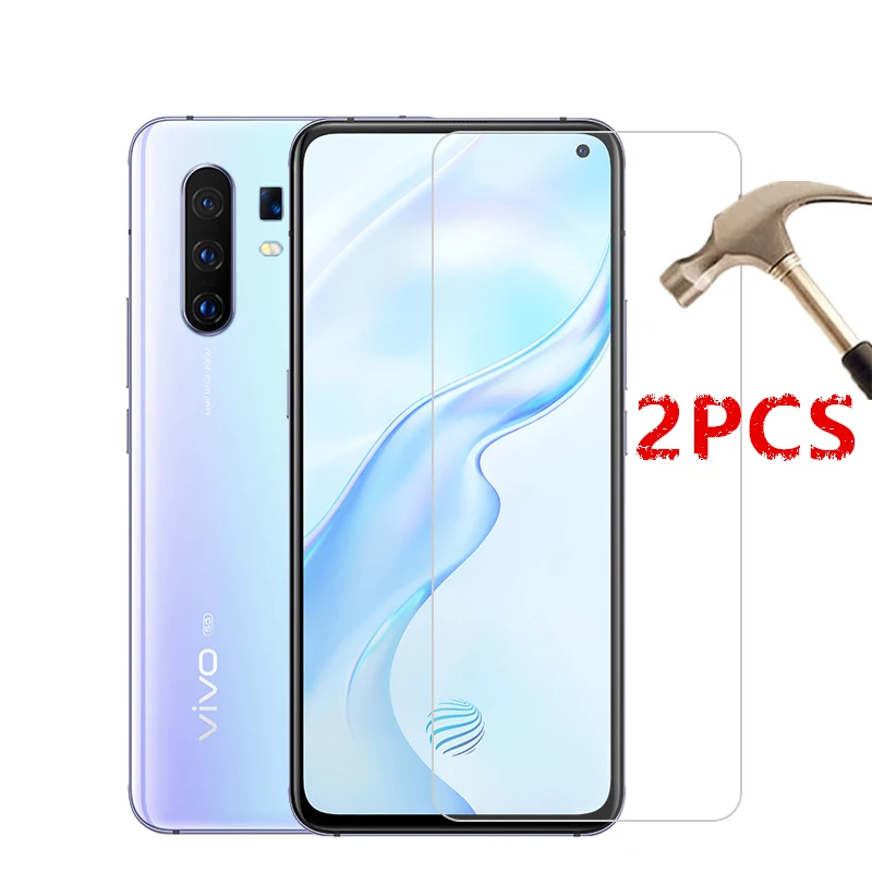 2 шт. для Vivo X30 Pro Glass ProTempered Full Hard Screen Protector Защитное стекло Pro|Защитные стёкла и