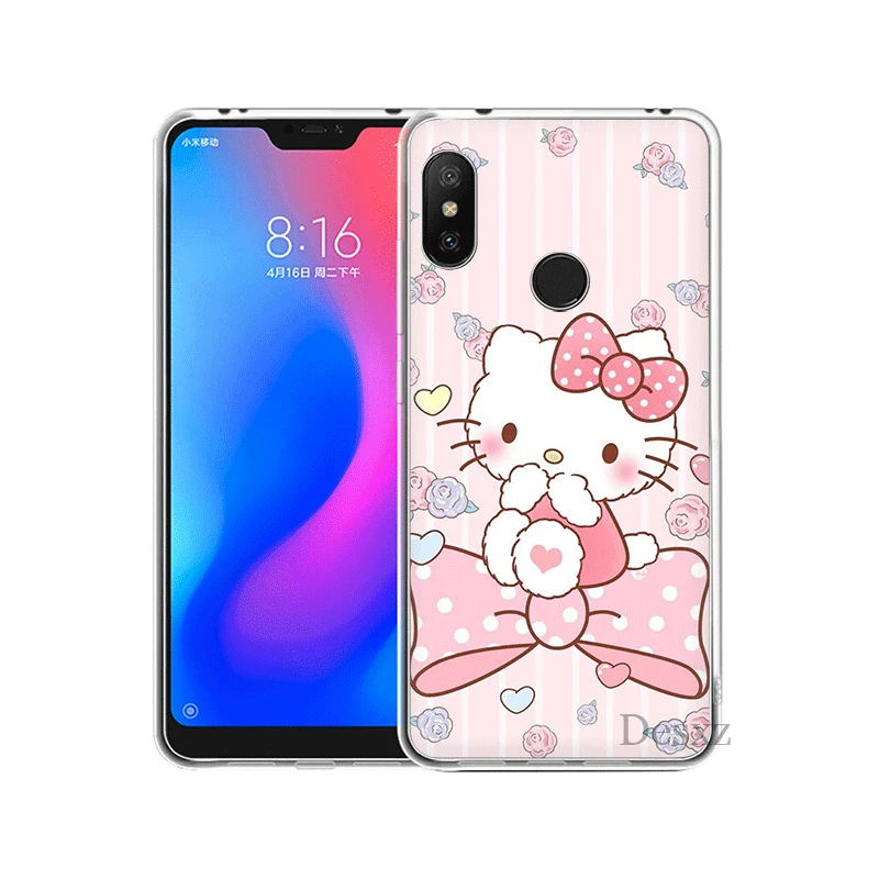 Чехол для мобильного телефона Redmi 3S 3 4 6 4A 4X 5A 7 7A K20 GO Pro Plus жесткий чехол hello kitty Cool Shell