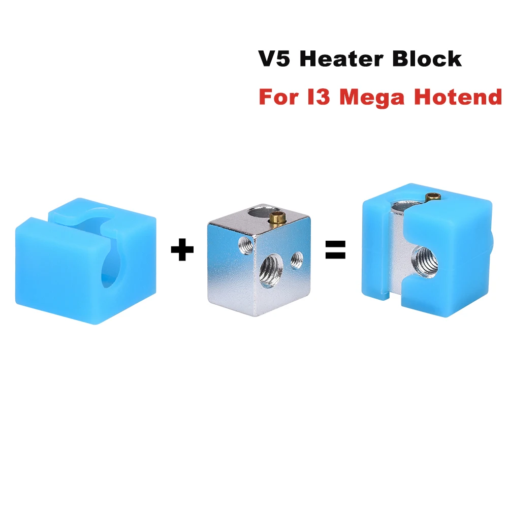 V5 нагревательный блок силиконовые носки для Anycubic I3 Mega Hotend j головки запчасти 3D