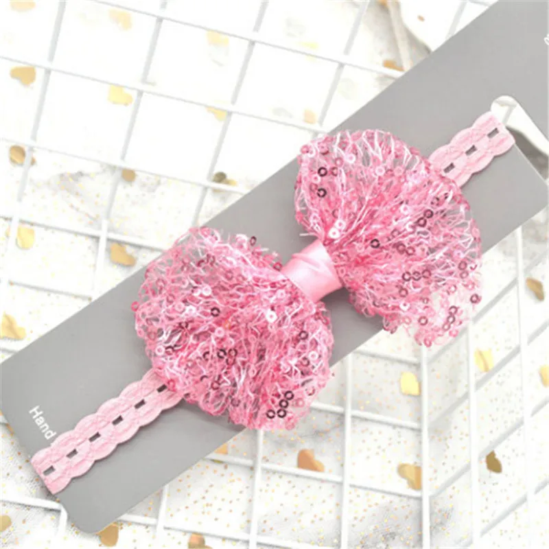 pink headbands 10 шт./лот, модный бутиковый ободок с бантиком, заколки для волос с бантом, заколки для волос, аксессуары для волос принцессы - Цвет: pink headbands