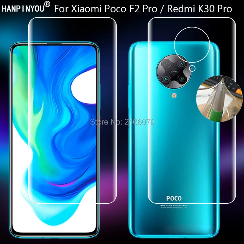 

Для Xiaomi Poco F2 M2 Pro Redmi K30 Pro Ультра Прозрачный ТПУ/матовый с защитой от отпечатков пальцев Гидрогелевая полное покрытие мягкая защитная пленка ...