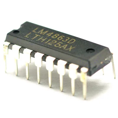 

10 шт./лот LM4863D LM4863N LM4863 DIP-16 в наличии