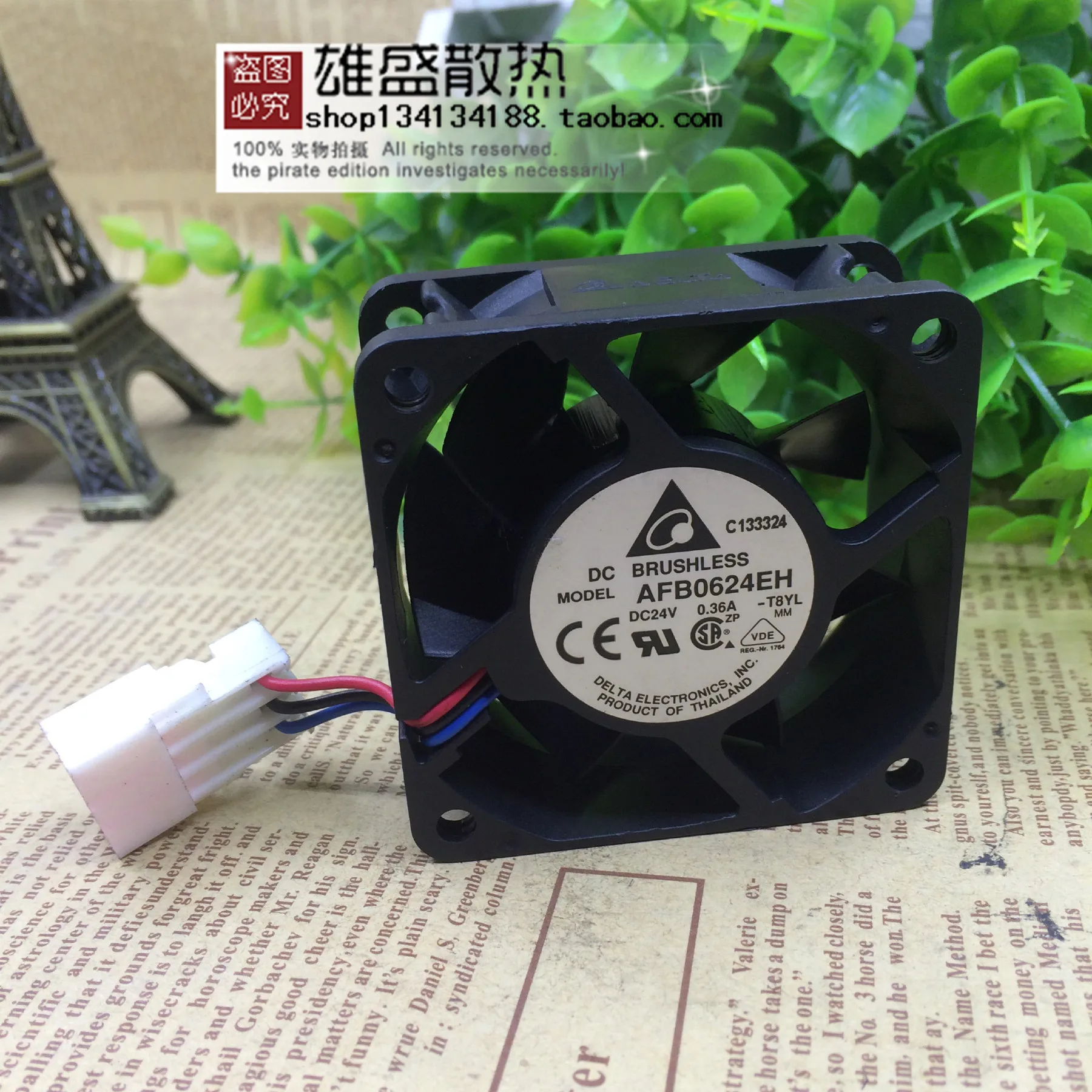 Трехшаровой охлаждающий вентилятор для сервера Delta 6 см 6025 24 в а AFB0624EH|Кулеры и