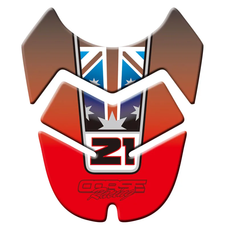 

Motorcycle 3D Fuel Tank Pad Protective Stickers Decals For Ducati Hypermotard 796 1100 2007-2012