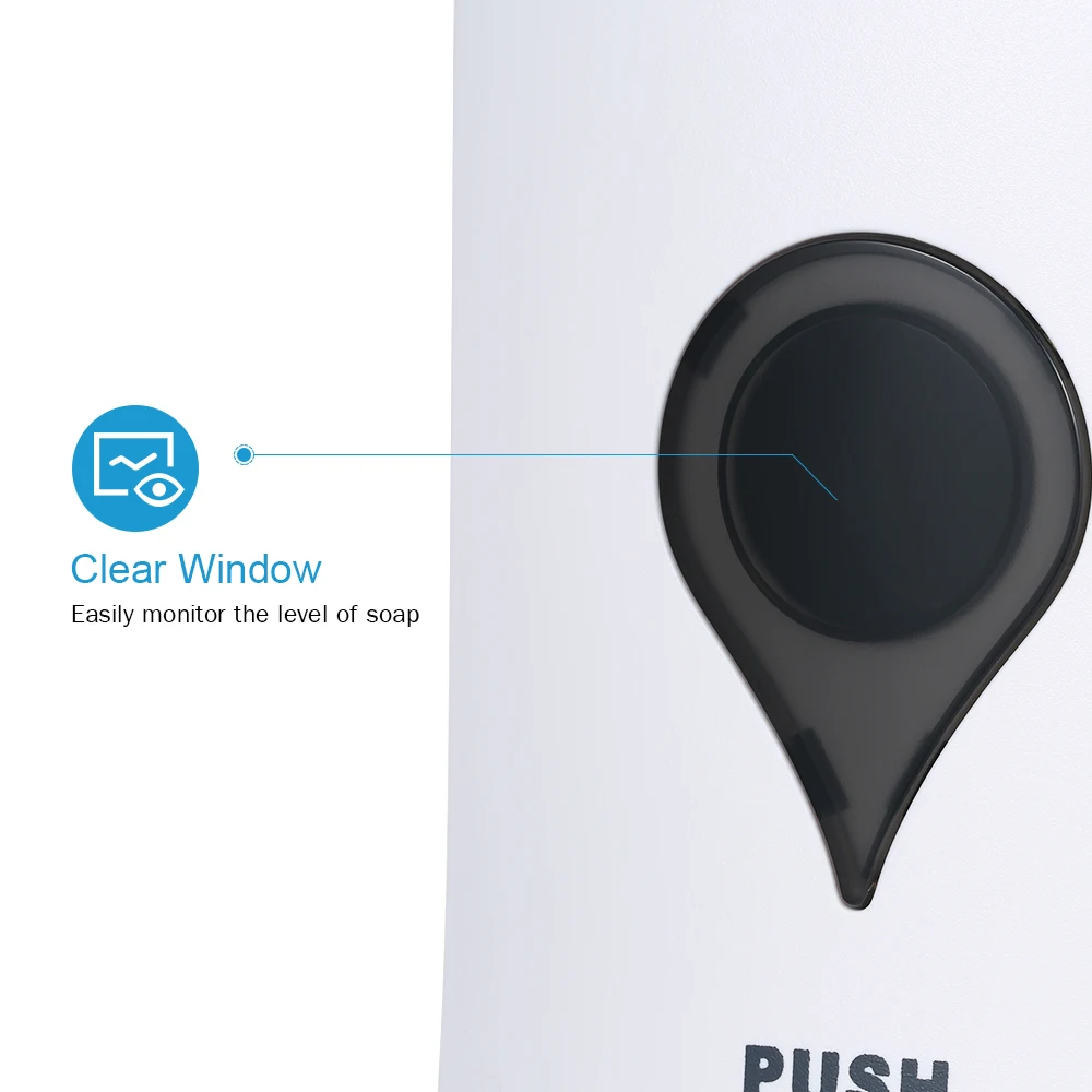 Настенный дозатор для жидкого шампуня 1000 мл|Дозаторы мыла| |