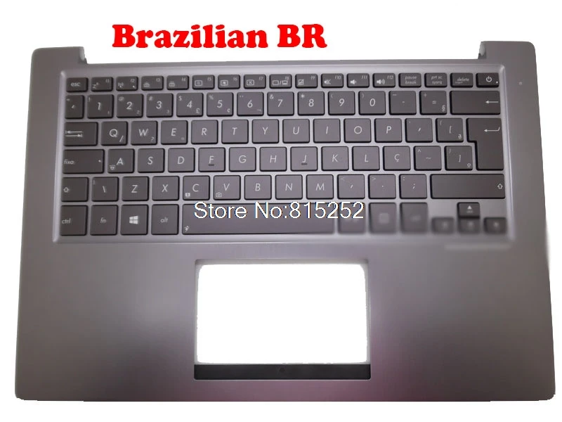

Laptop PalmRest&keyboard For ASUS U38 U38D U38DT U38N Grey C Shell US UI/WB/JP/Brazil/It/ NE/Turkey 13GNTH1AM051-1 13N0-N6A0111