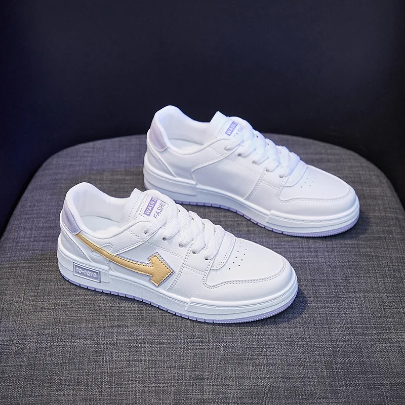 

Fashion Women Sneakers White Platform Shoes 2021 Spring New Casual Platform Sneakers Women's Comfortable Female Vulcanize Shoes