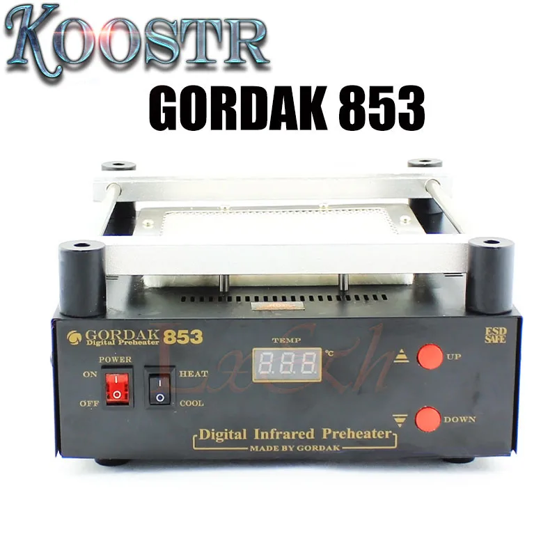 

Паяльная станция Gordak 853 BGA, станция предварительного нагрева, паяльная станция, станция горячего воздуха и электрический утюг